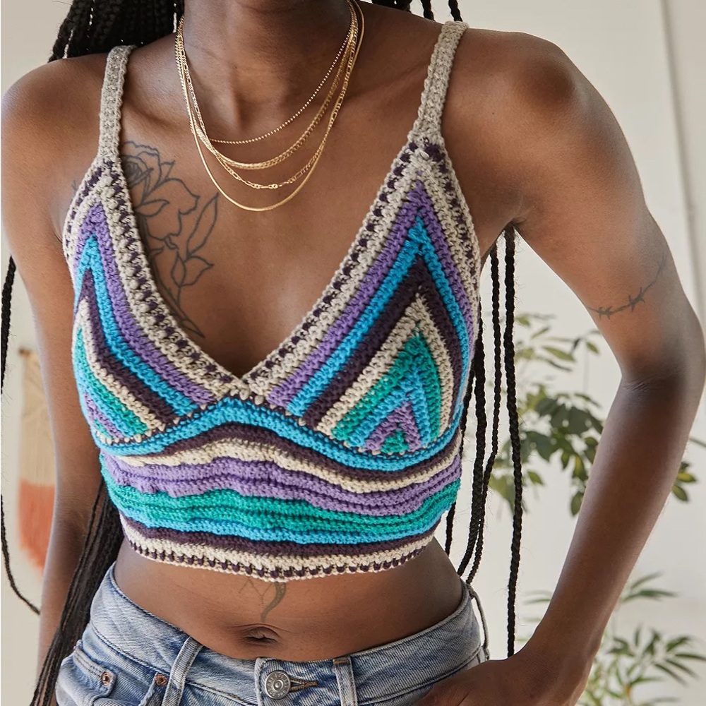 Urban Outfitters BDG Gigi Cami Knit Crop Top